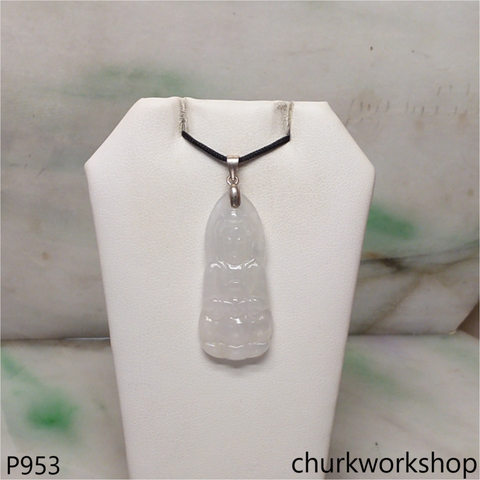 White jade lady Buddha