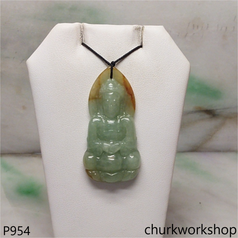 Green jade Buddha