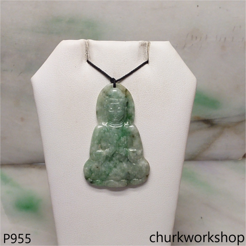 Light green jade Buddha