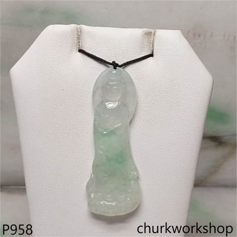 Pale green lady Buddha