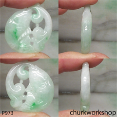Jade fish pendant