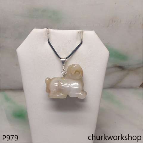 Jade tiger pendant