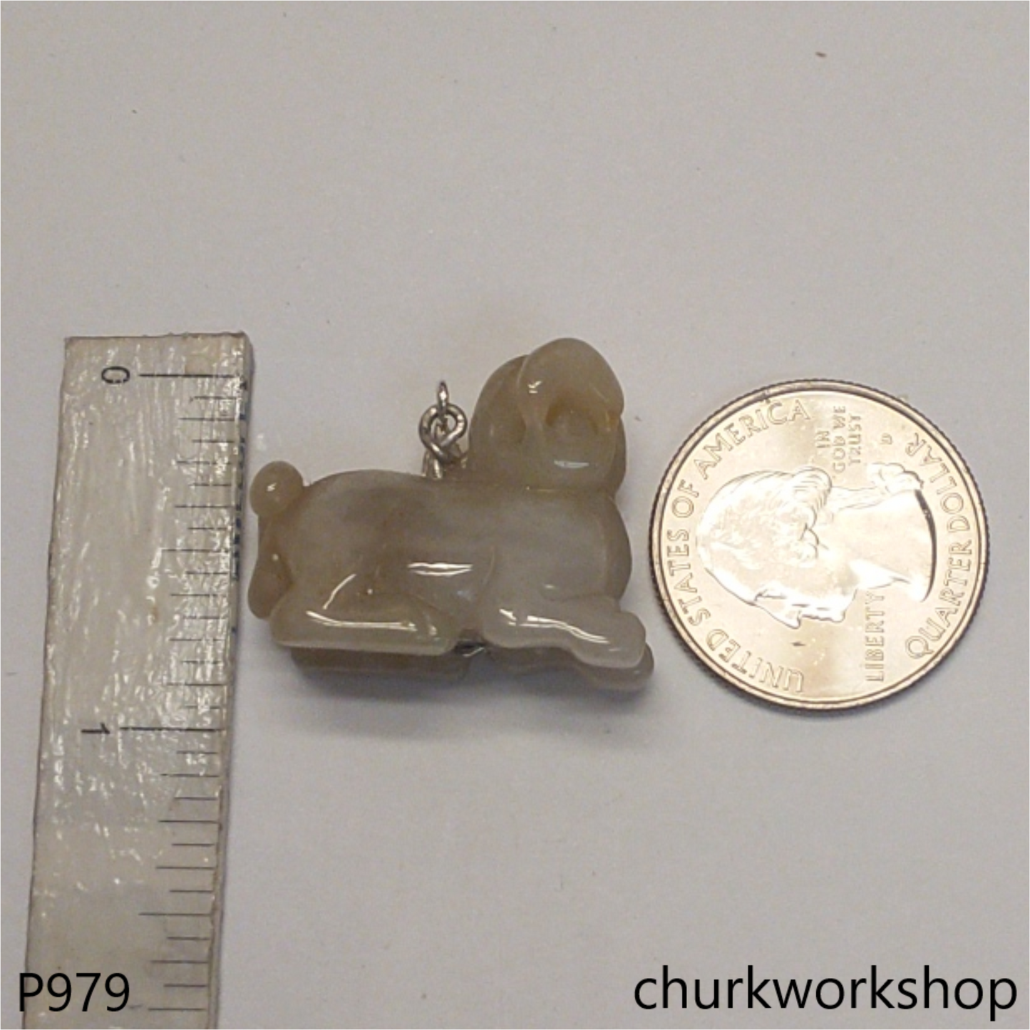 Jade tiger pendant