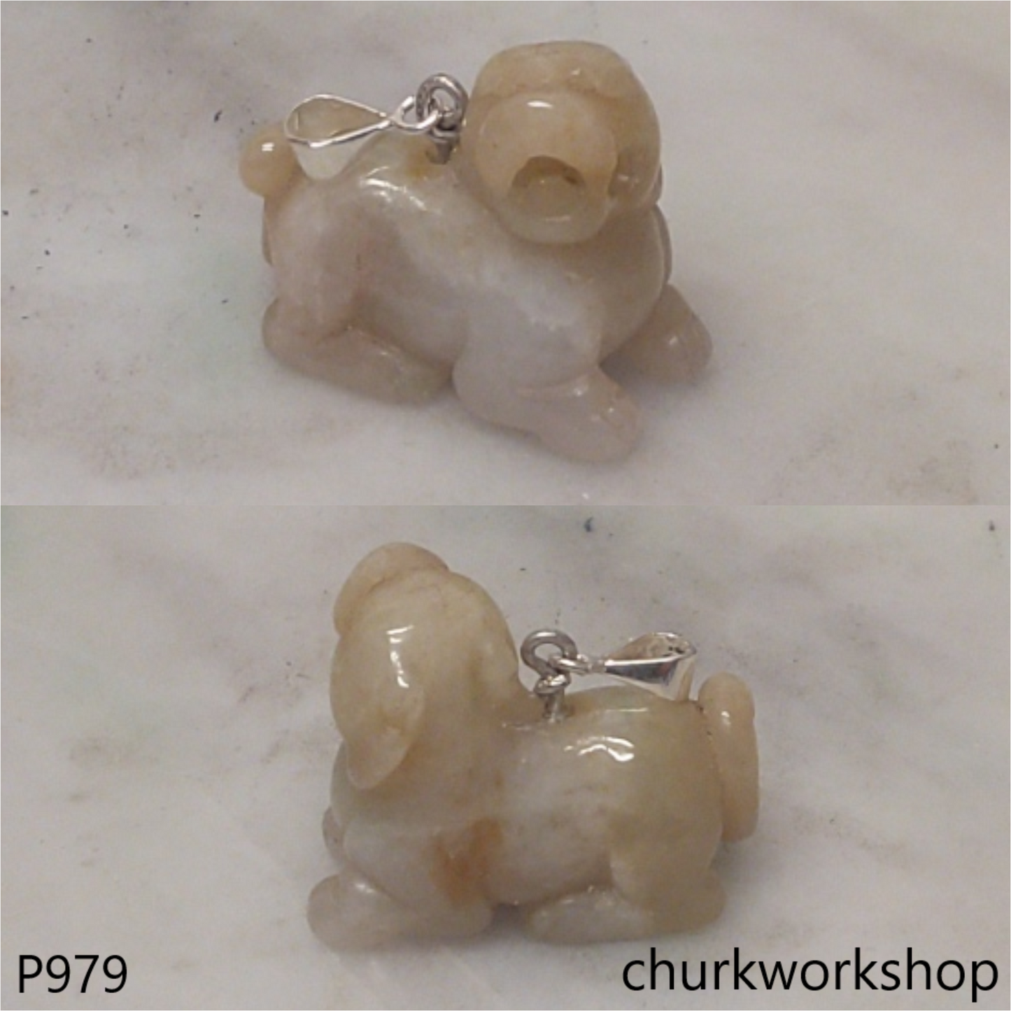 Jade tiger pendant