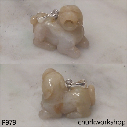 Jade tiger pendant