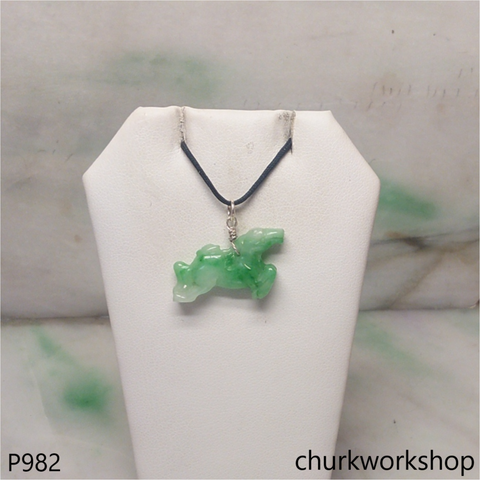 Small jade horse pendant