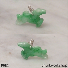 Small jade horse pendant
