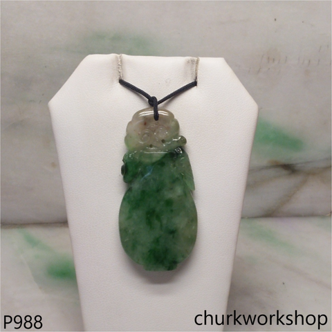 Green jade pendant