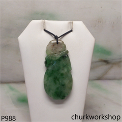 Green jade pendant