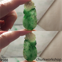 Green jade pendant