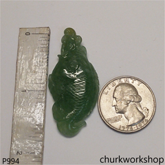 Jade fish pendant