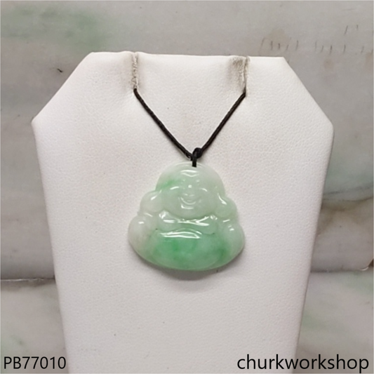 Jade happy Buddha pendant