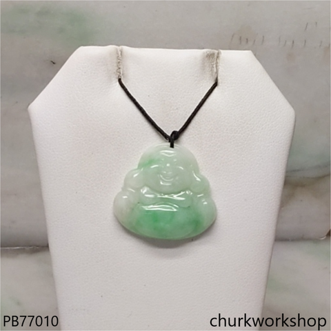 Jade happy Buddha pendant