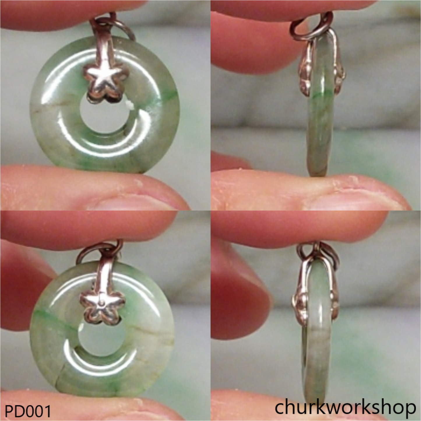 Jade Donut pendant