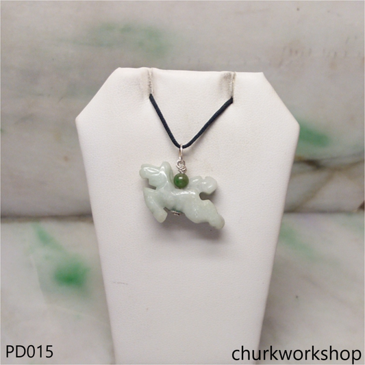 Small jade horse pendant