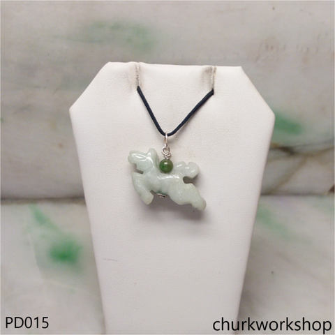 Small jade horse pendant