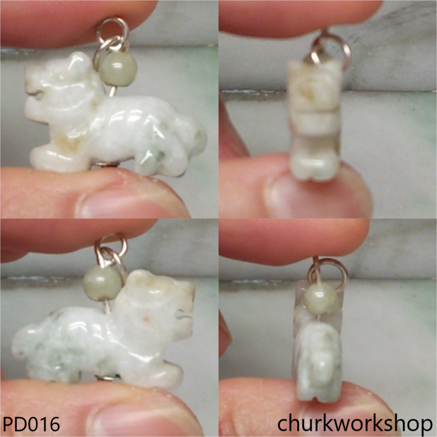 Small jade tiger pendant