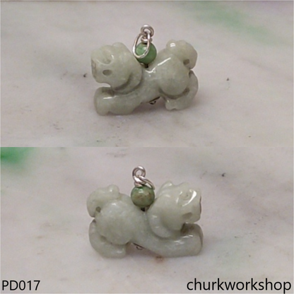 Small jade tiger pendant