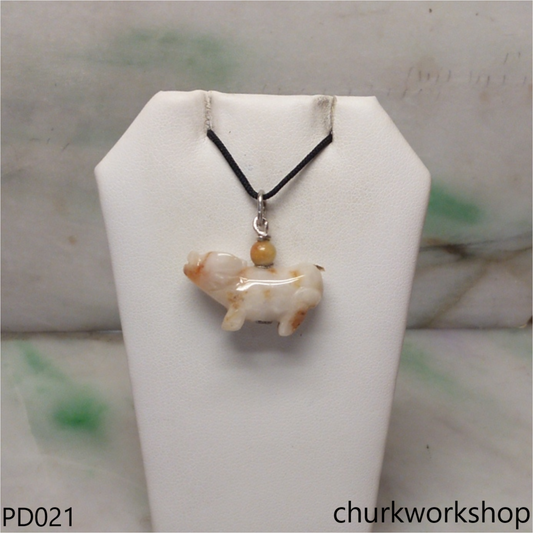 Jade OX pendant