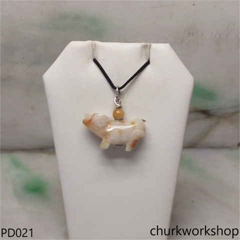 Jade OX pendant