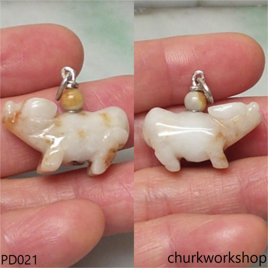 Jade OX pendant