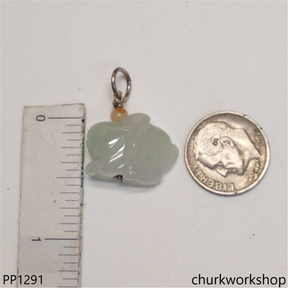 Small jade rabbit pendant