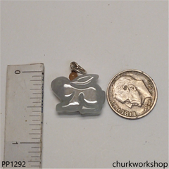 Small jade rabbit pendant