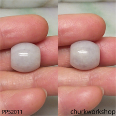 Light lavender jade tubes necklace