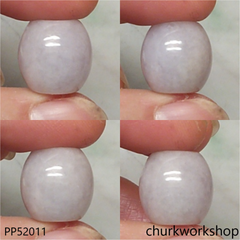 Light lavender jade tubes necklace