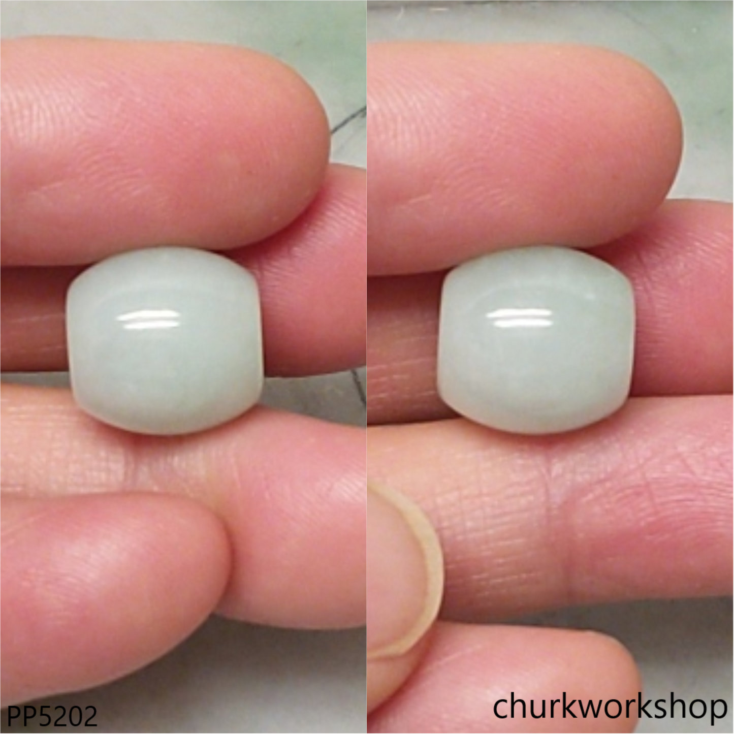 Pale green jade tubes necklace