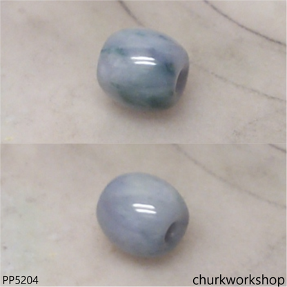 Grayish lavender jade tubes necklace