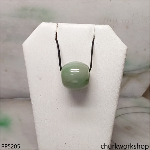 Light green jade tubes necklace