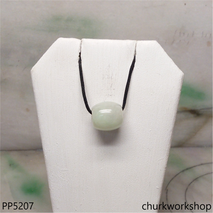 Light green jade tubes necklace