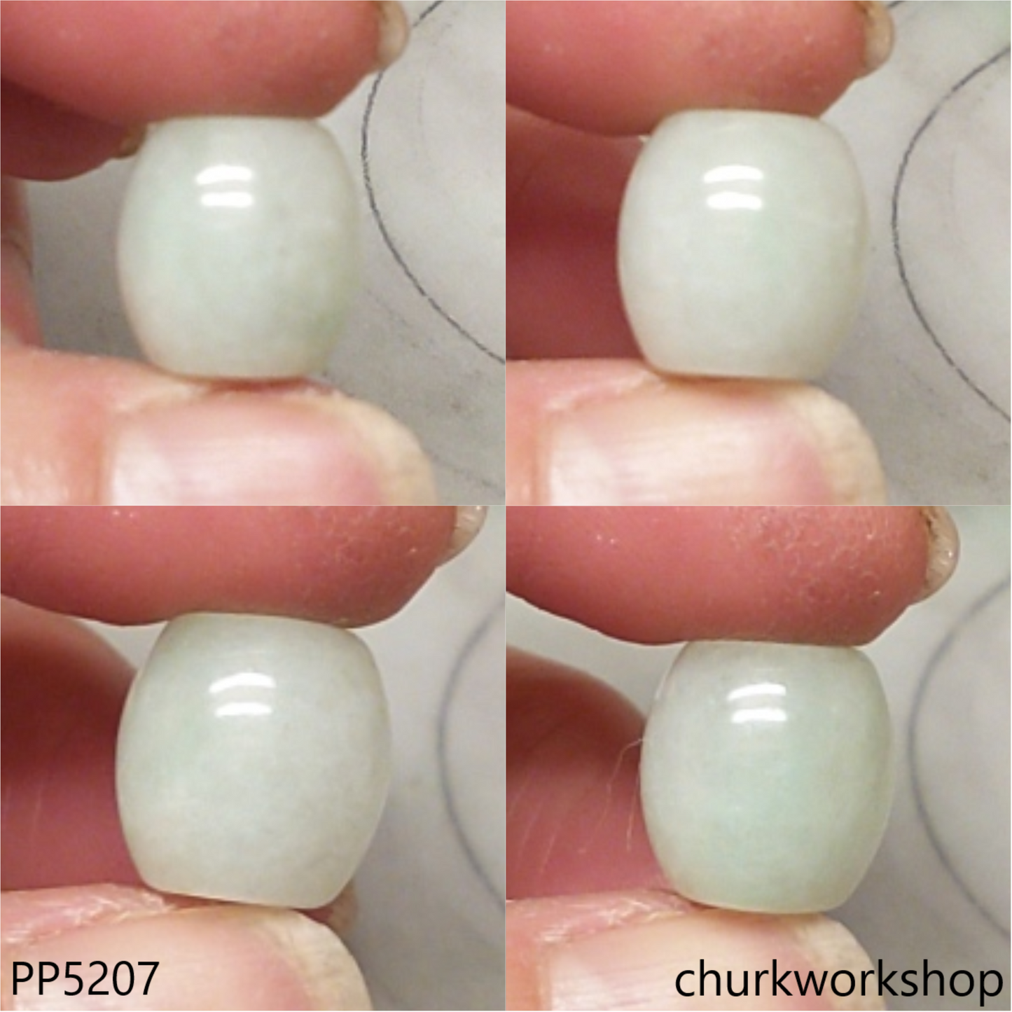 Light green jade tubes necklace