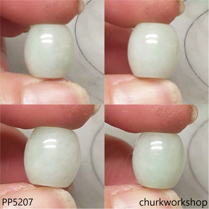 Light green jade tubes necklace