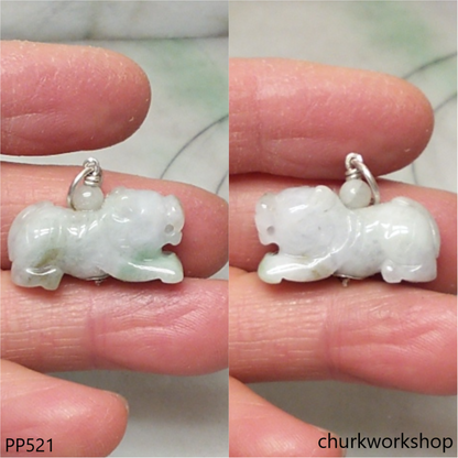 Small jade tiger pendant