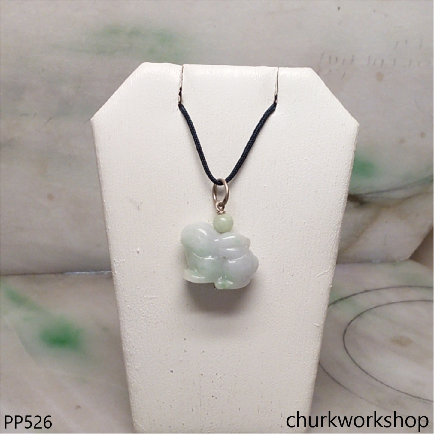 Small jade rabbit pendant