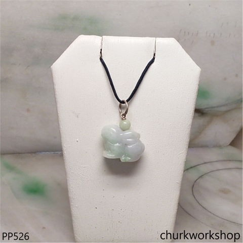 Small jade rabbit pendant