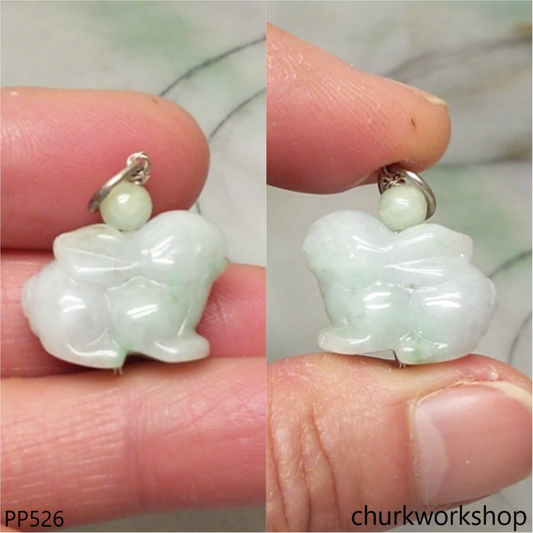 Small jade rabbit pendant