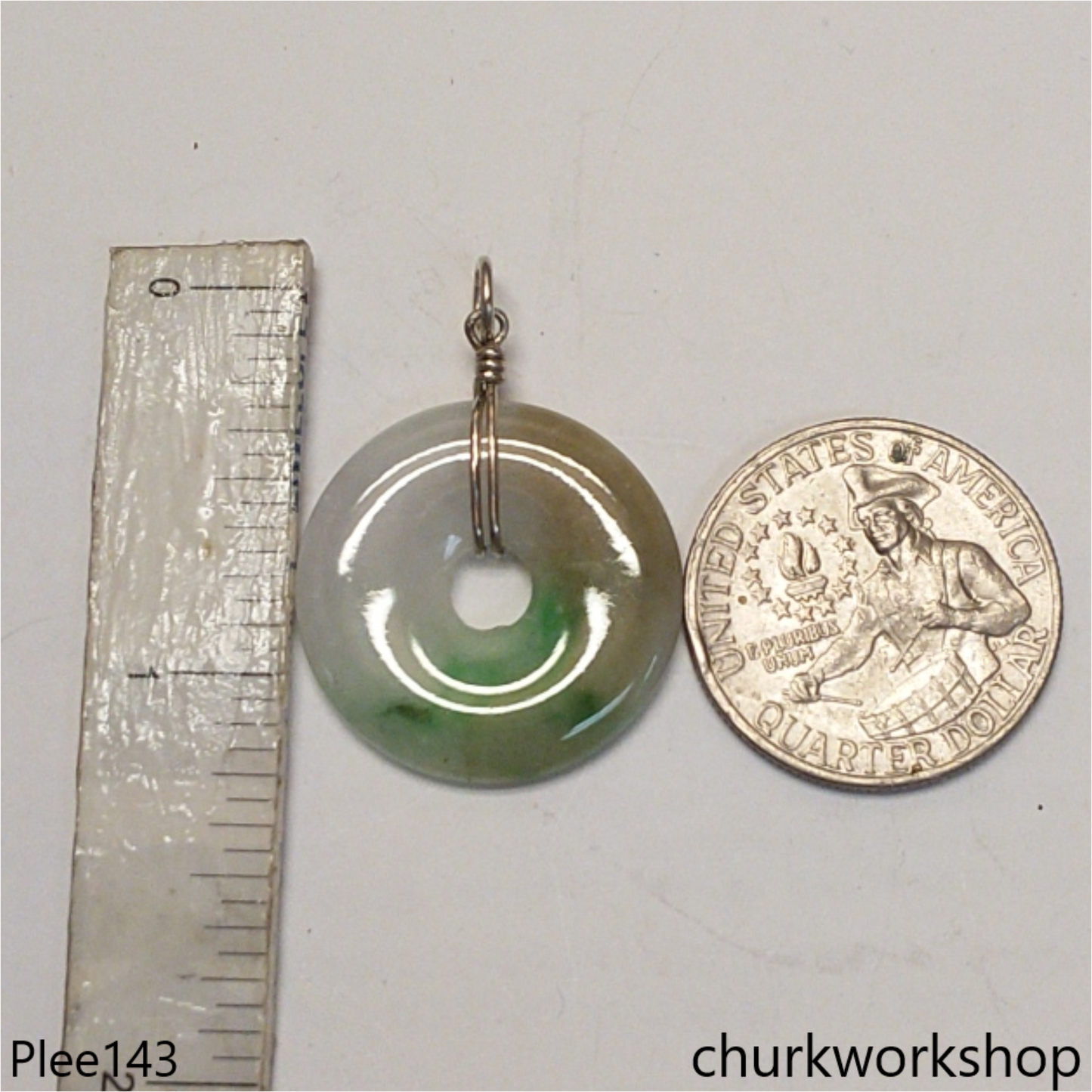 Jade Donut pendant