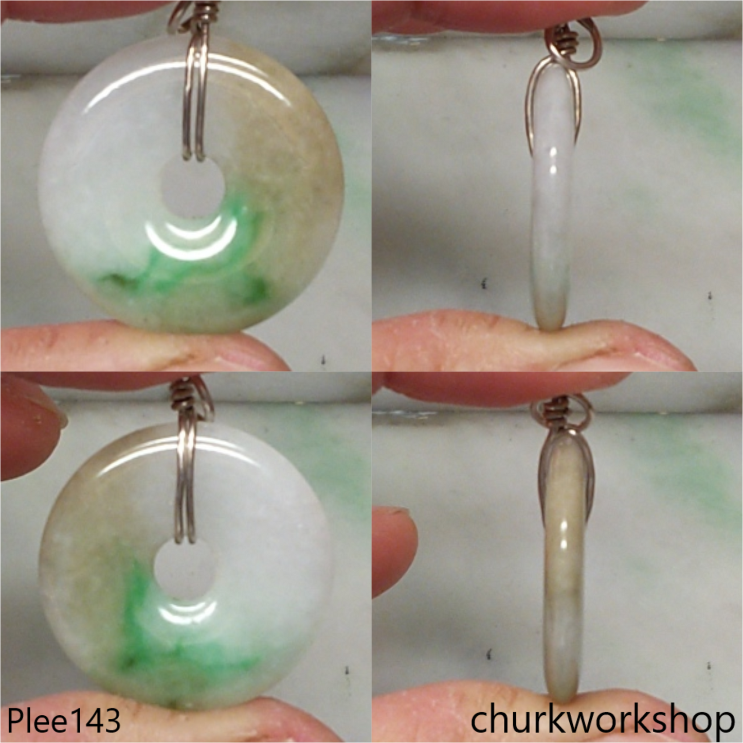 Jade Donut pendant