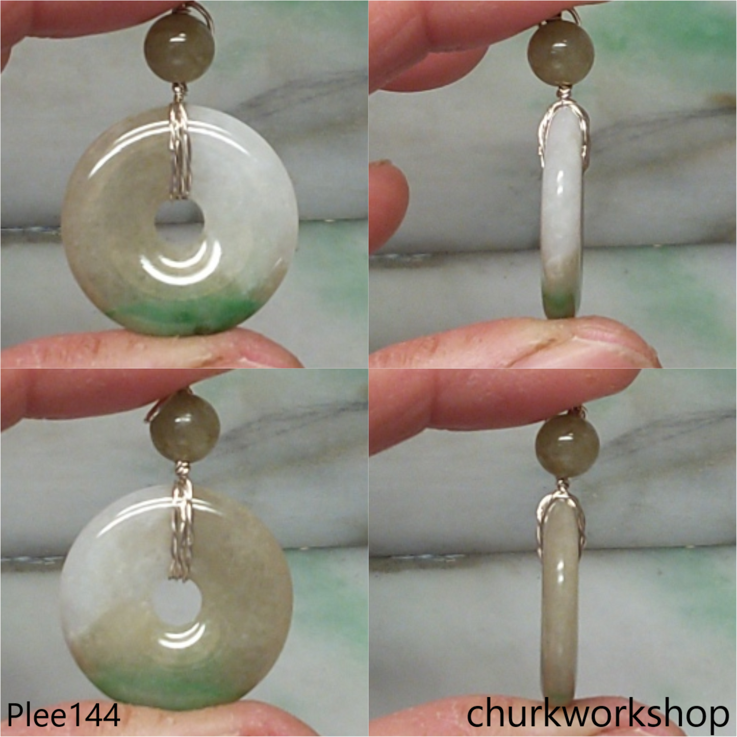 Jade Donut pendant