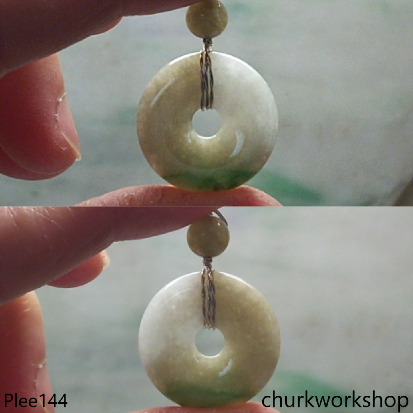 Jade Donut pendant