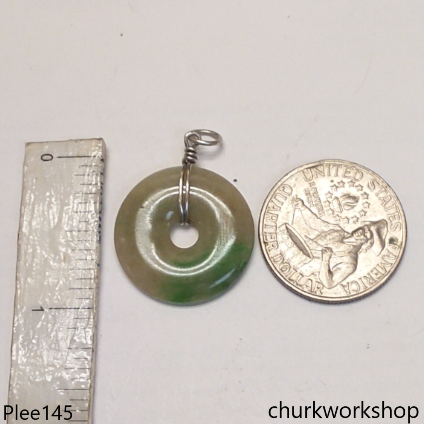 Jade Donut pendant