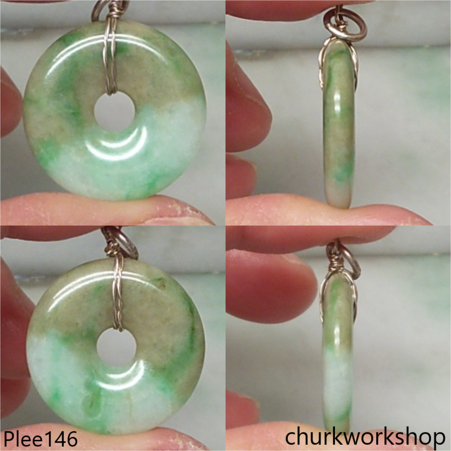 Jade Donut pendant