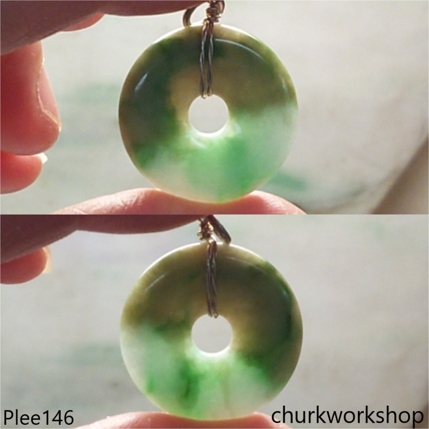 Jade Donut pendant