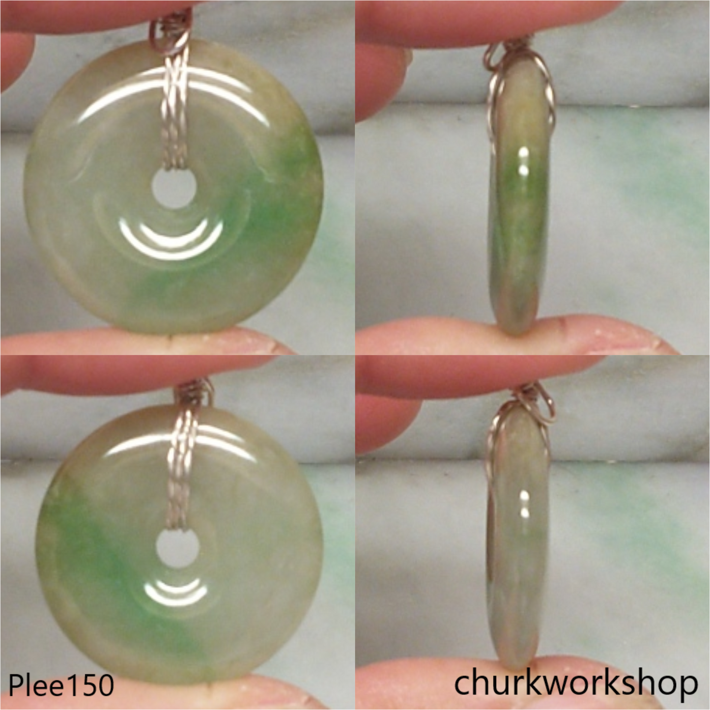 Jade Donut pendant