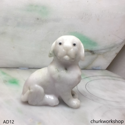 Pale lavender jade dog