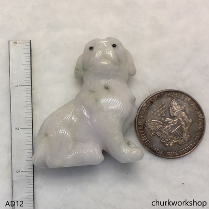 Pale lavender jade dog
