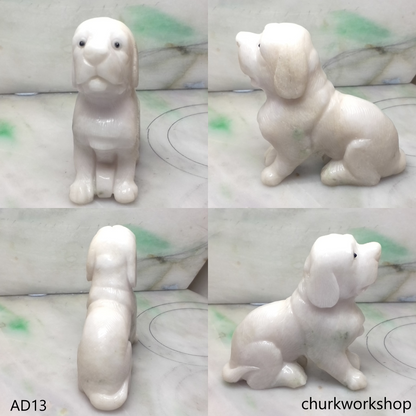 Pale lavender jade dog